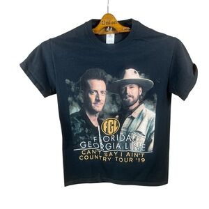 2019 Florida Georgia Line Men’s/ Unisex Band Short Sleeve Tour T-Shirt Size M